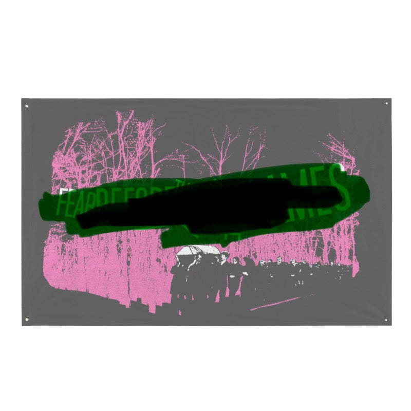 PINK CASKETS - WALL FLAG (extras)