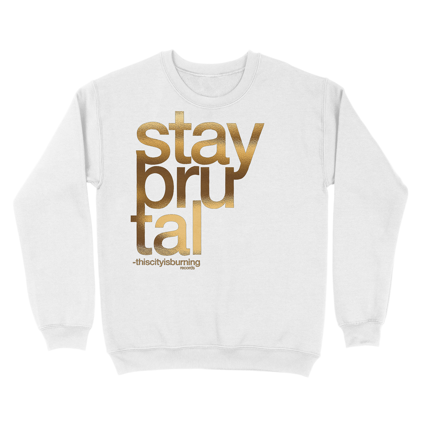 BRUTAL FOIL v2 - CREW NECK *pre-order*