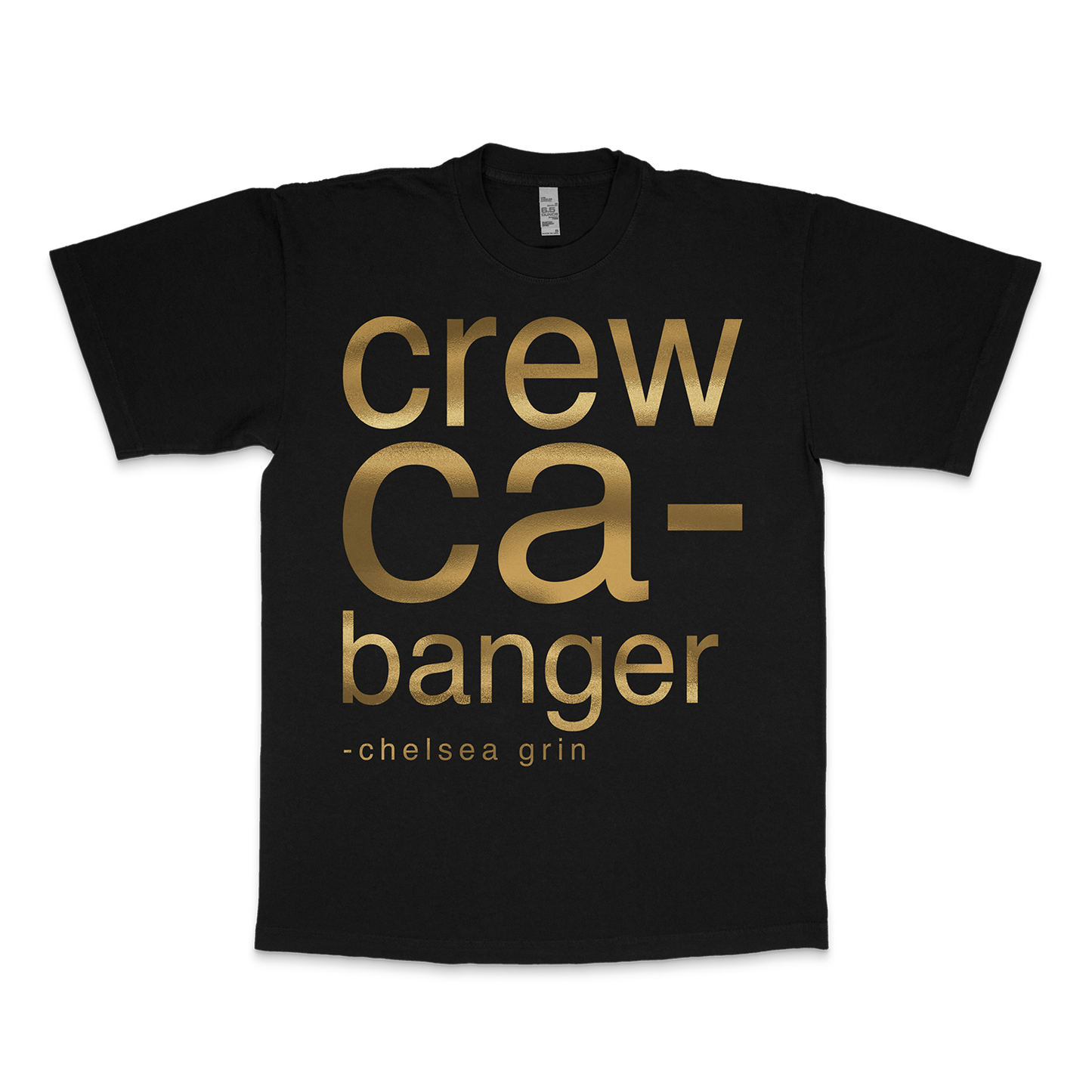 CREWCA-BANGER GOLD FOIL - T-SHIRT (extras)