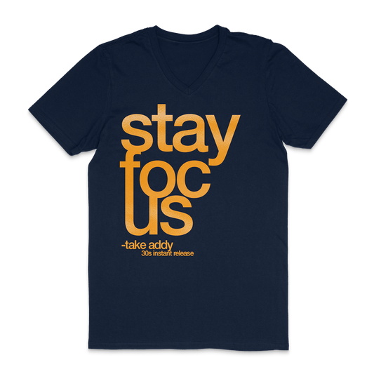 FOCUSED FOIL - V-NECK (WILD AT HEART) *pre-order*