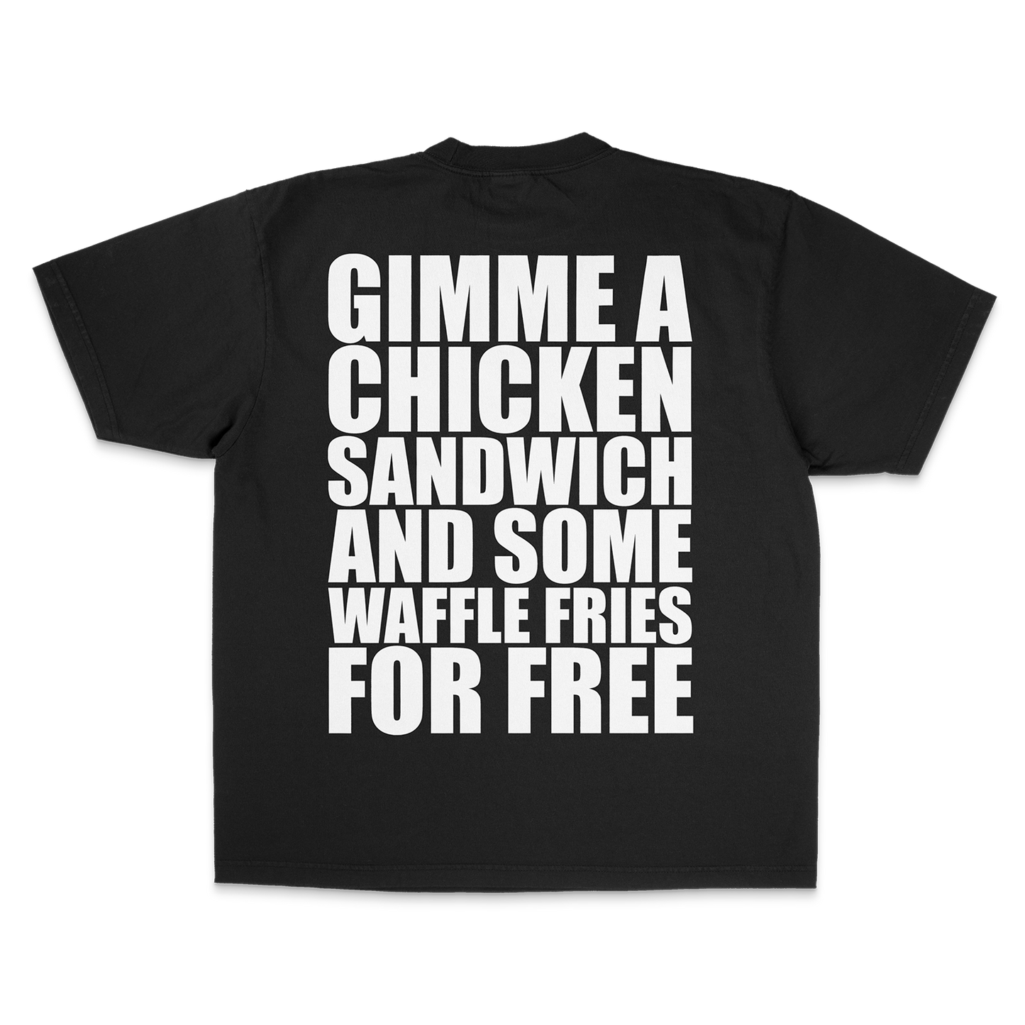 REVERSED CHICKEN SANDWICH WAFFLE FRIES T-SHIRT *pre-order* - Heelest, DIY, Unforgivable