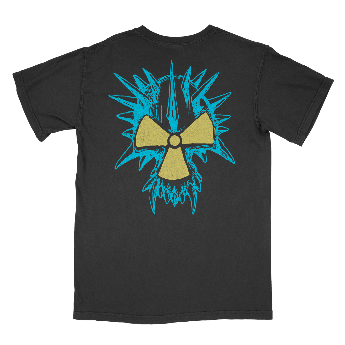 BLIND T-SHIRT - Heelest, DIY, Screen-print, archival, back, black CC1717