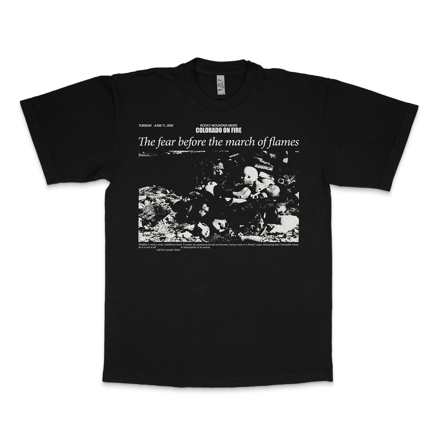 THE HAYMAN FIRE (2002) - T-SHIRT *pre-order*
