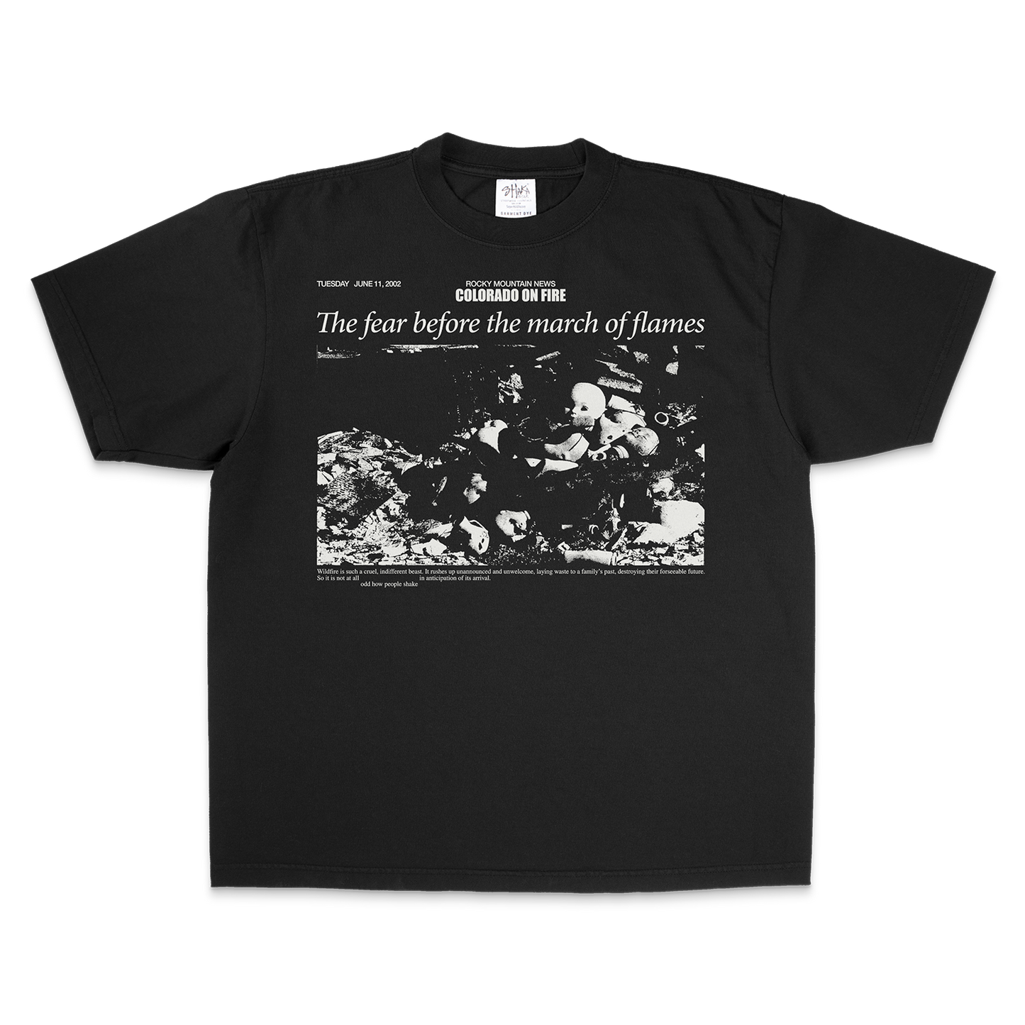 THE HAYMAN FIRE (2002) - T-SHIRT *pre-order*