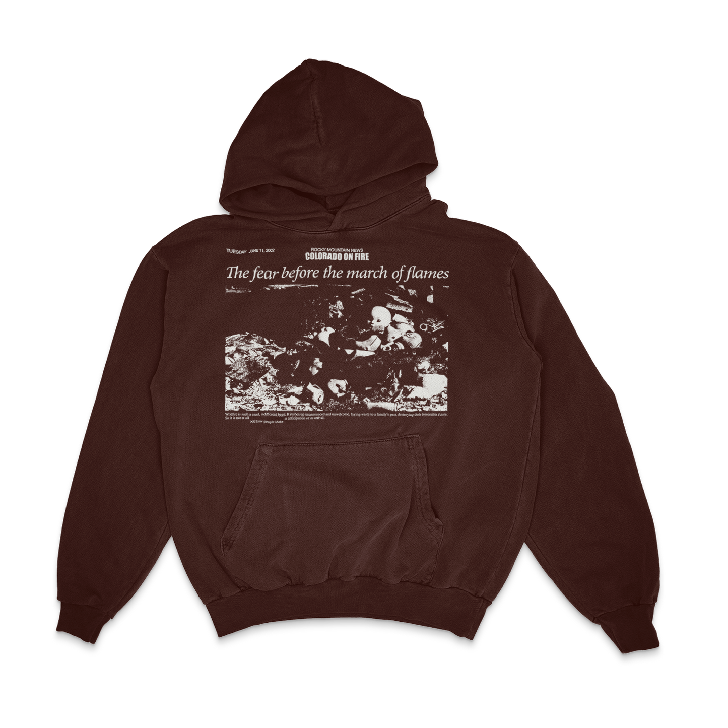 THE HAYMAN FIRE (2002) - PULLOVER HOODIE *pre-order*