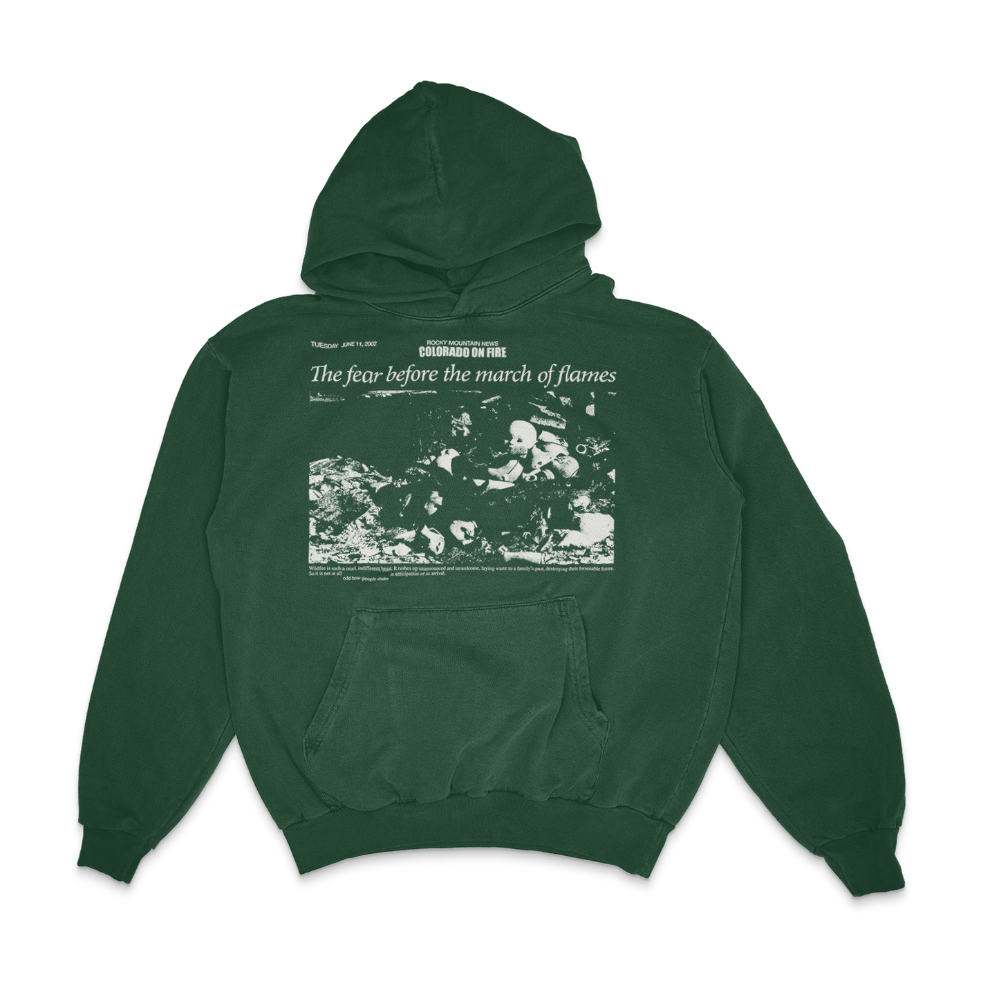 THE HAYMAN FIRE (2002) - PULLOVER HOODIE *pre-order*
