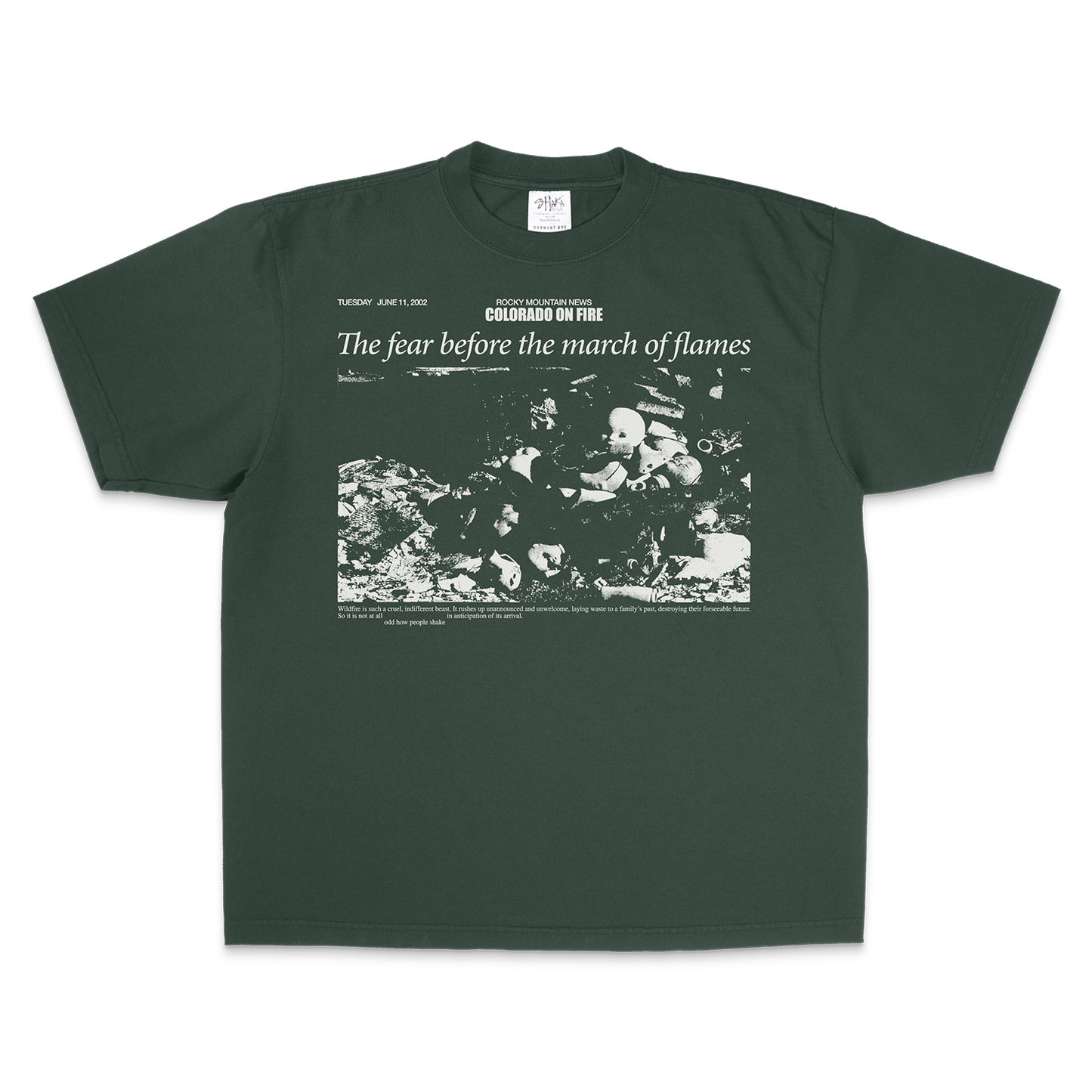THE HAYMAN FIRE (2002) - T-SHIRT *pre-order*