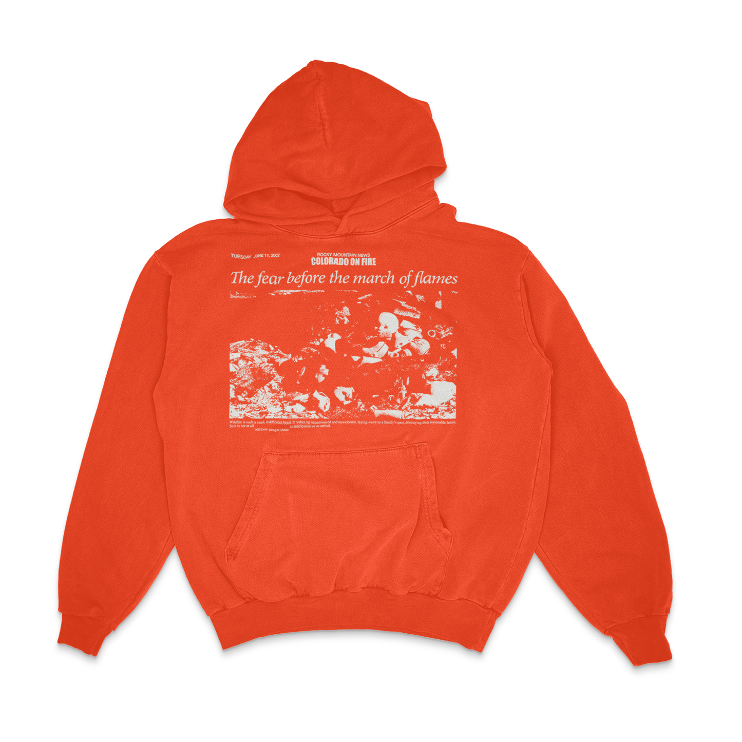 THE HAYMAN FIRE (2002) - PULLOVER HOODIE *pre-order*