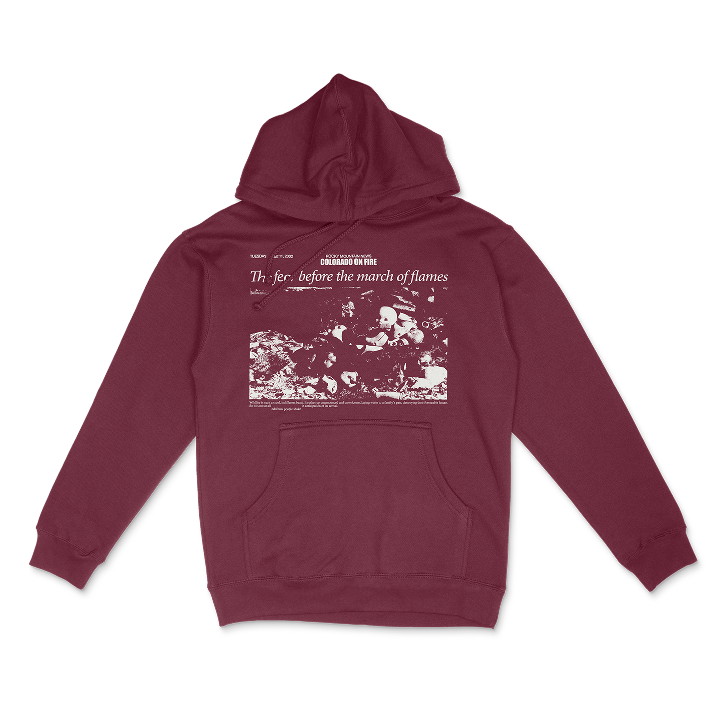THE HAYMAN FIRE (2002) - PULLOVER HOODIE *pre-order*