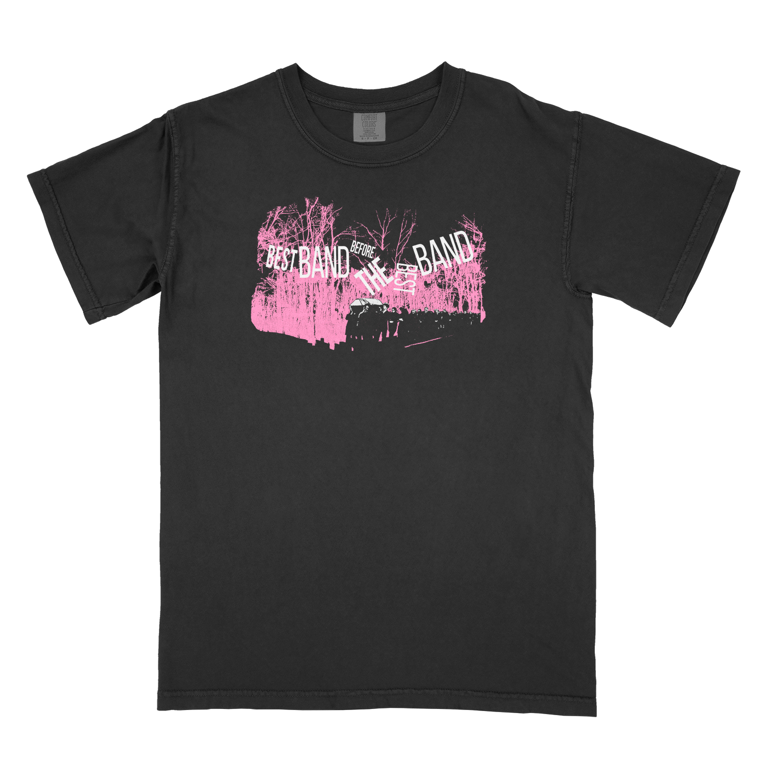 PINK CASKET T-SHIRT *pre-order* - Heelest, DIY, fear before tribute, comfort colors