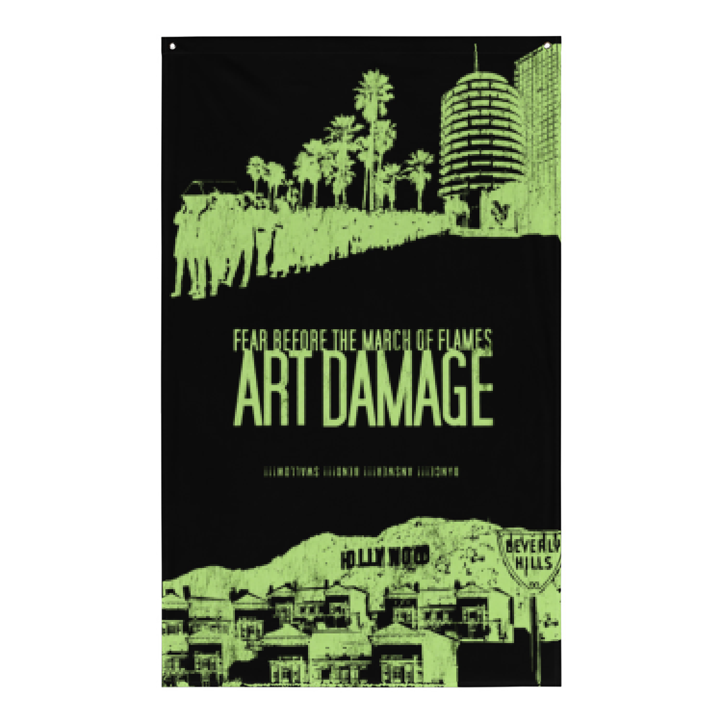 ART DAMAGE - WALL FLAG (made-to order)
