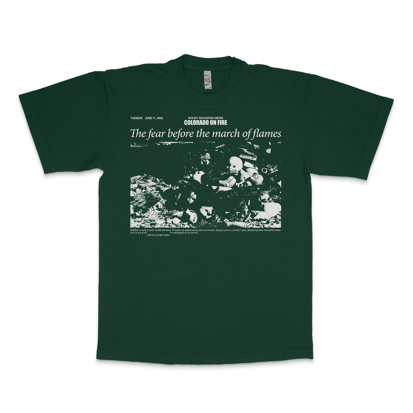 THE HAYMAN FIRE (2002) - T-SHIRT *pre-order*