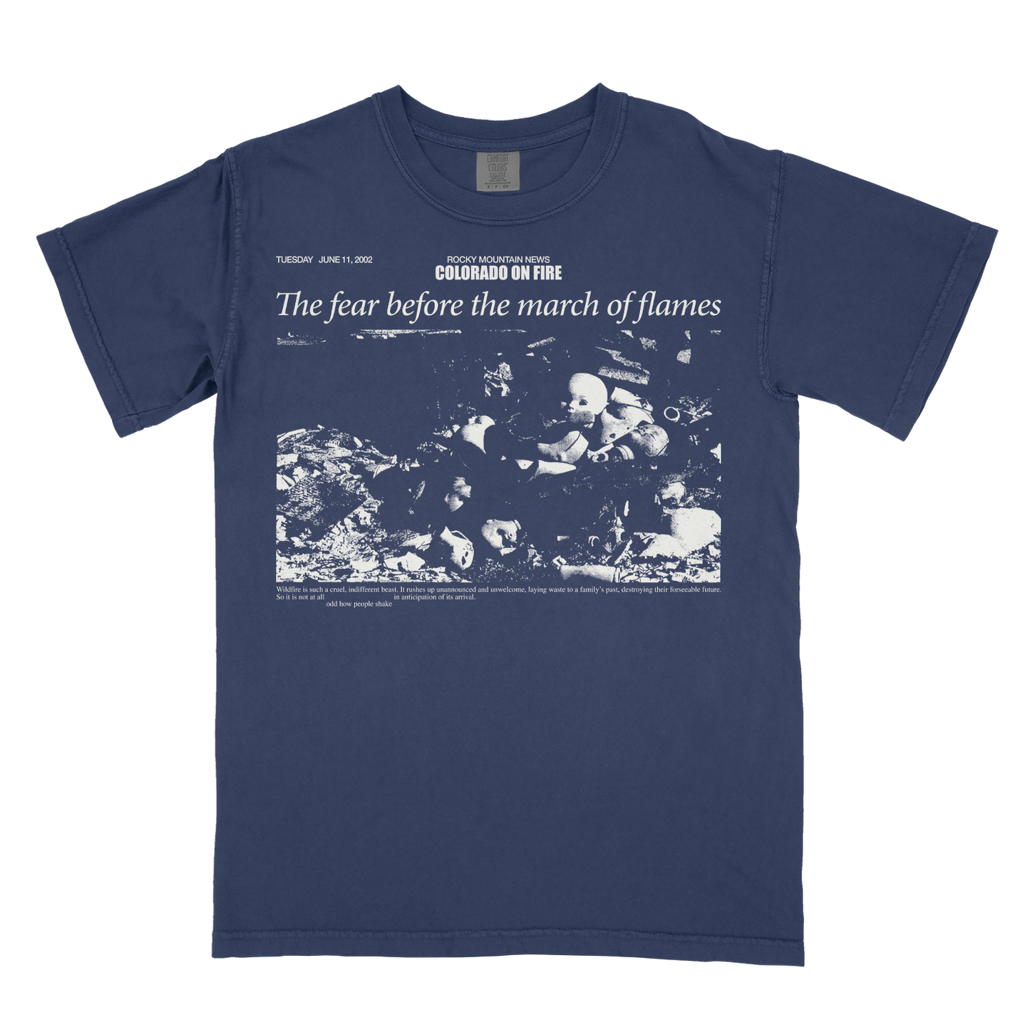 THE HAYMAN FIRE (2002) - T-SHIRT *pre-order*