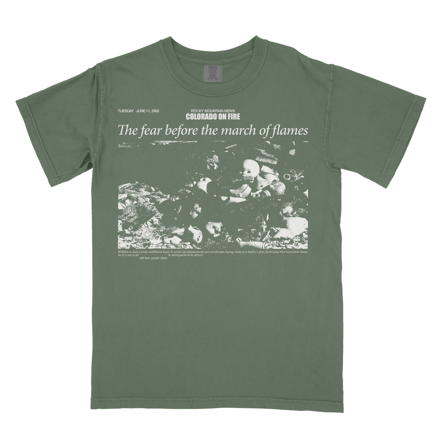 THE HAYMAN FIRE (2002) - T-SHIRT *pre-order*