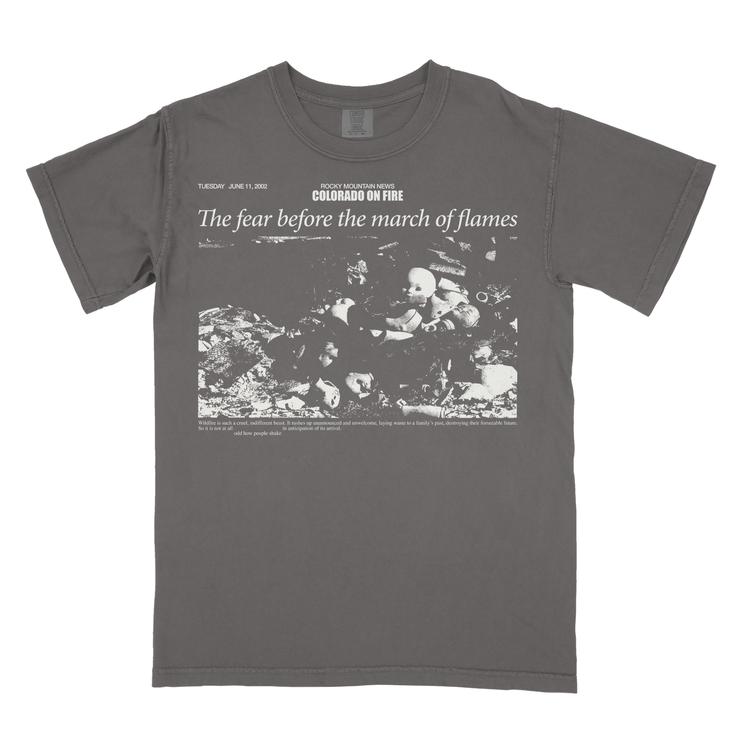 THE HAYMAN FIRE (2002) - T-SHIRT *pre-order*
