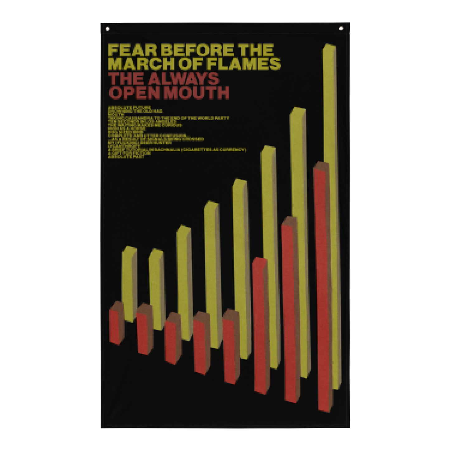 ALWAYS OPEN MOUTH - WALL FLAG *made-to-order*