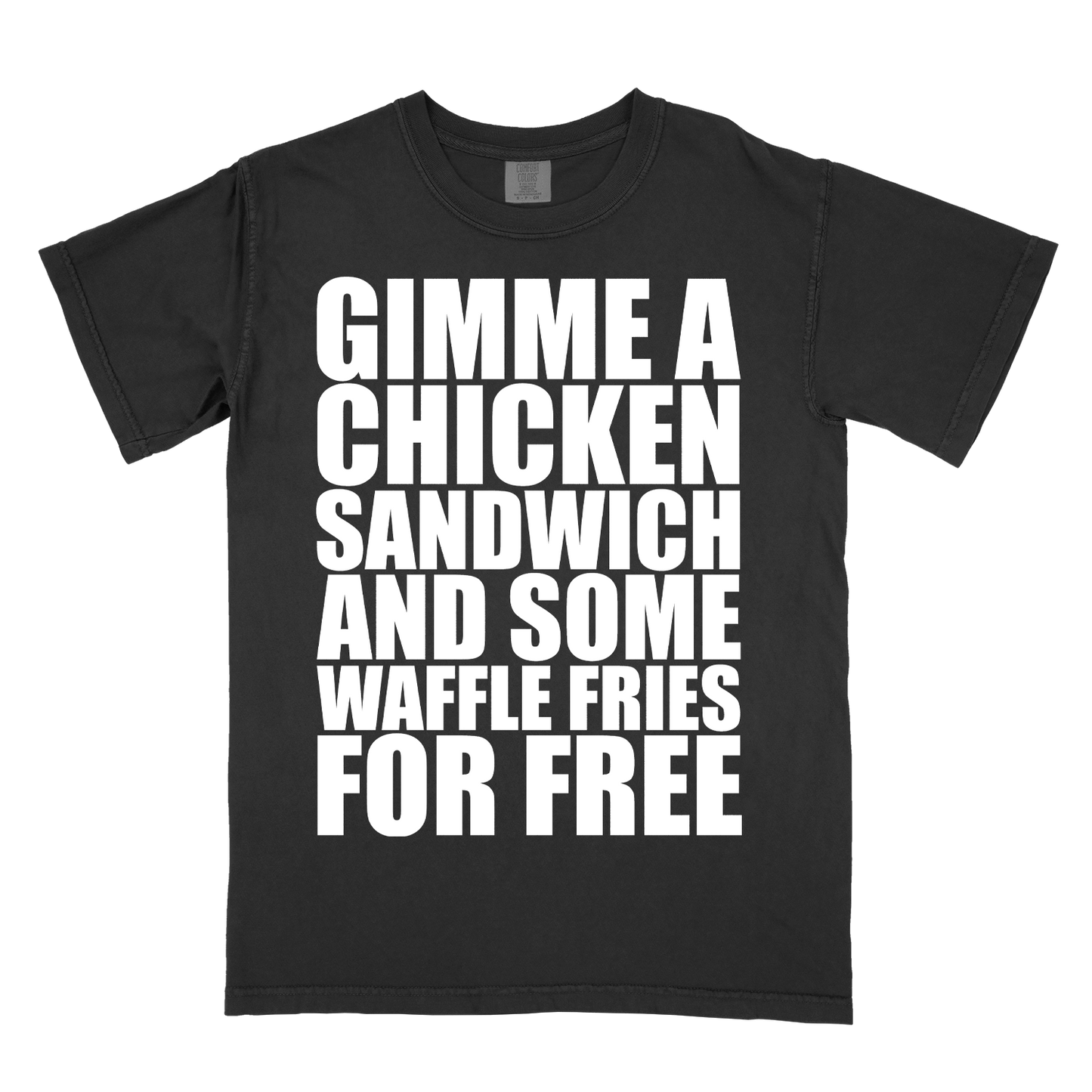 unforgivable, DIY merch; screen print on black comfort colors t-shirts
