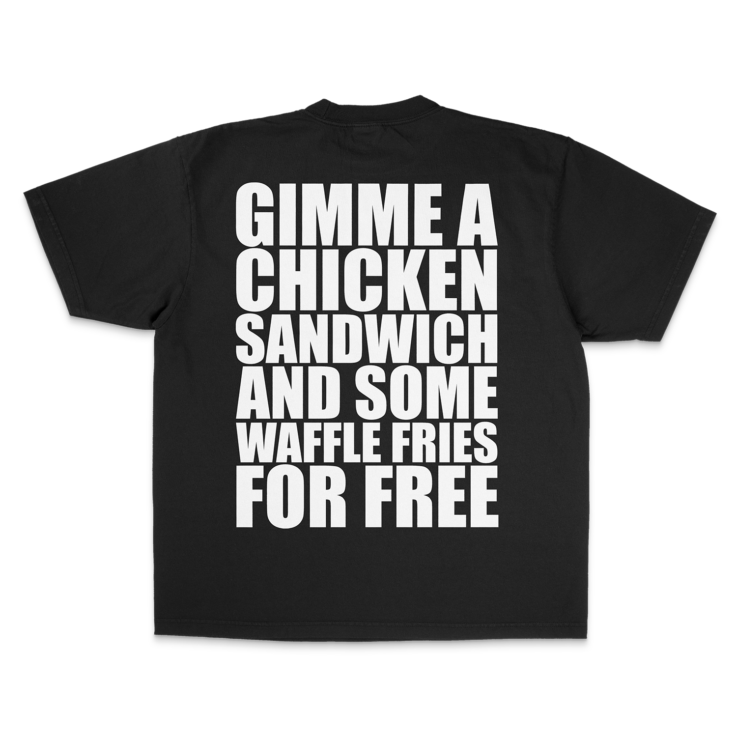 REVERSED CHICKEN SANDWICH WAFFLE FRIES T-SHIRT *pre-order* - Heelest, DIY, Unforgivable