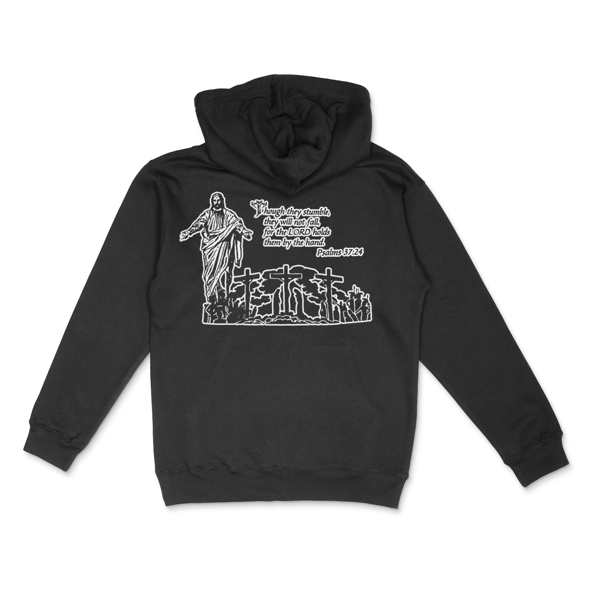 PSALMS 37:24 - PULLOVER HOODIE *pre-order*