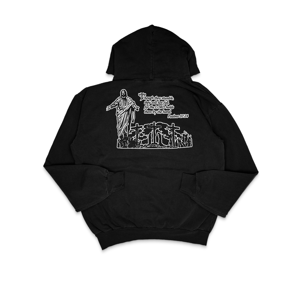 PSALMS 37:24 - PULLOVER HOODIE *pre-order*