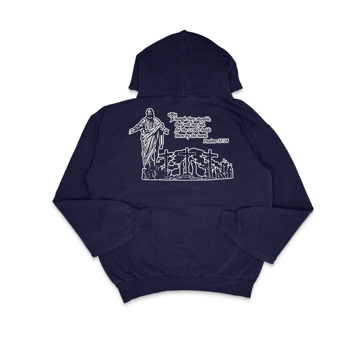PSALMS 37:24 - PULLOVER HOODIE *pre-order*