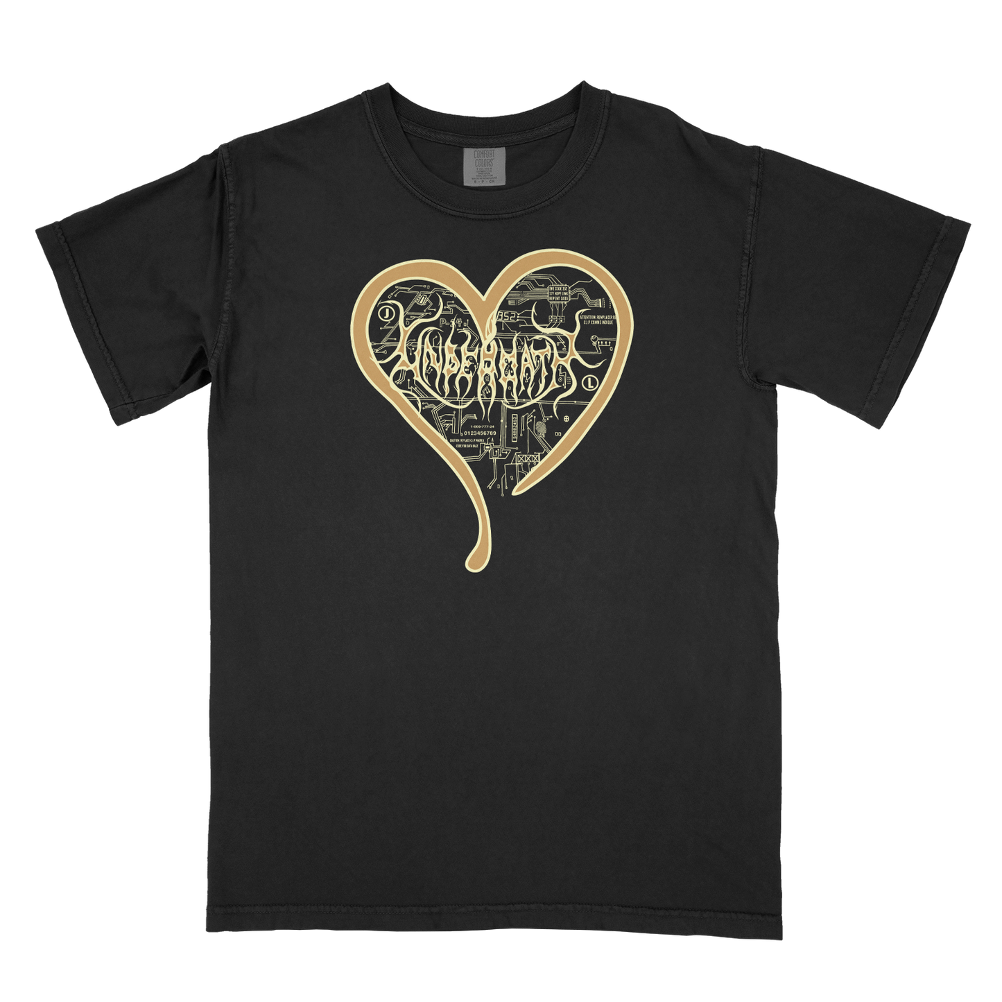 HEART OF STONE (GOLD) - T-SHIRT (extras)