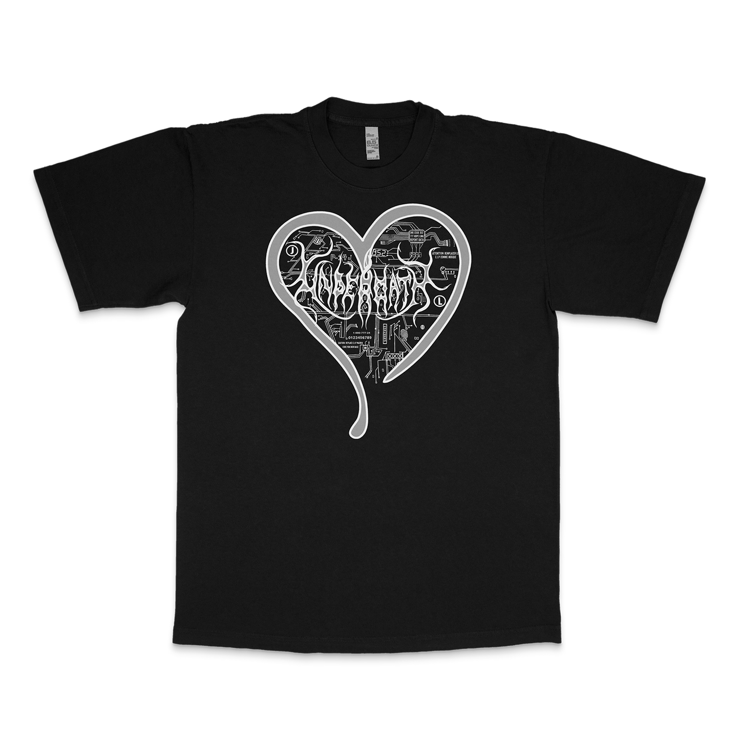 HEART OF STONE (SILVER) - T-SHIRT (extras)