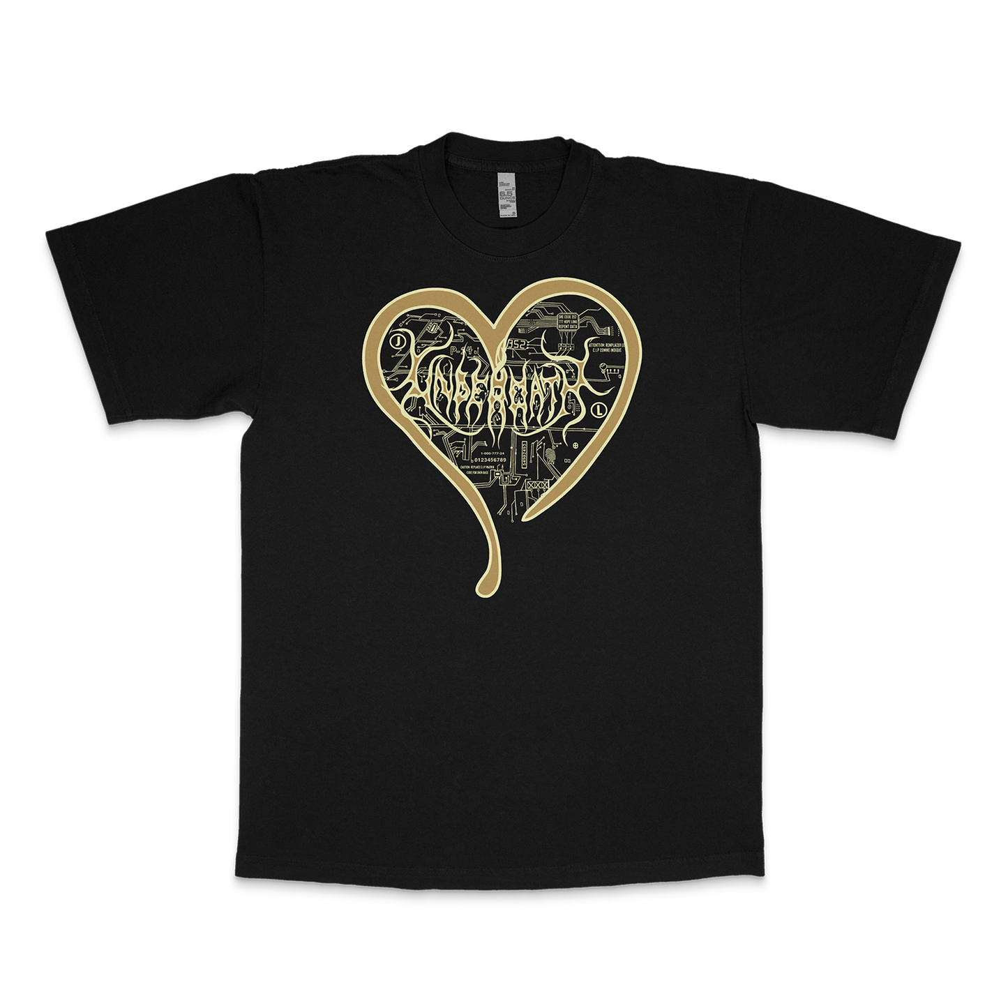 HEART OF STONE (GOLD) - T-SHIRT (extras)
