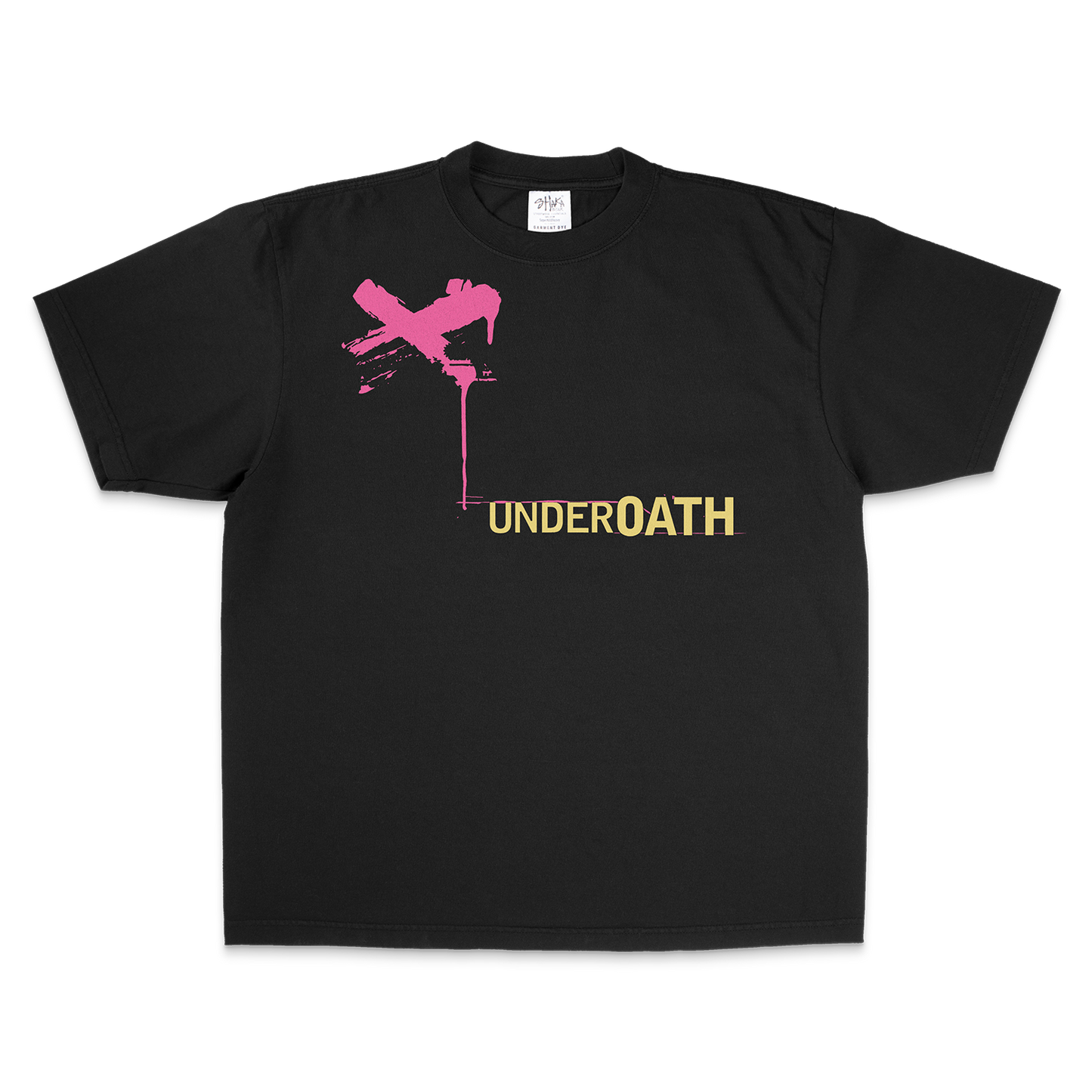 xPINKx- T-SHIRT *pre-order* - Heelest, DIY, screen print, archival (black SHGD)