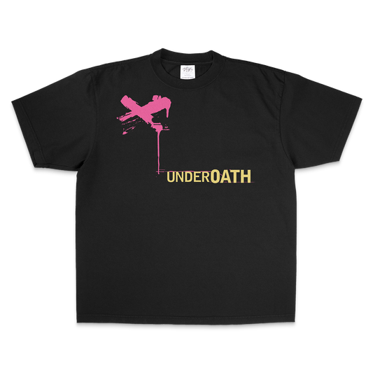 xPINKx- T-SHIRT *pre-order* - Heelest, DIY, screen print, archival (black SHGD)